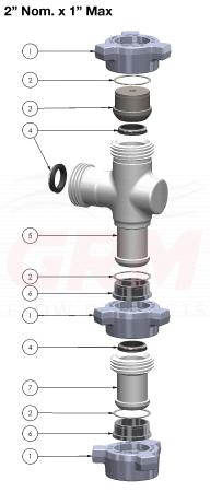 union g-1502 positive choke assembly exploded view