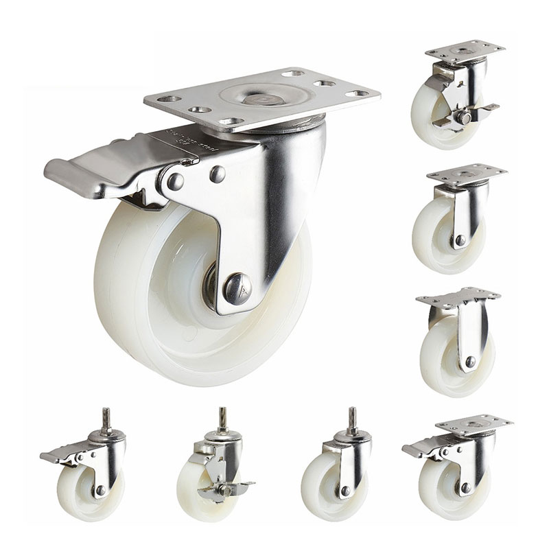 SUS304 Medium Duty Industrial Casters PA