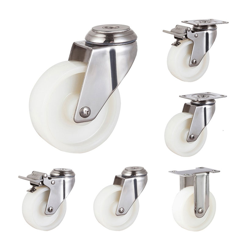 SUS304 Medium Duty Industrial Casters PA