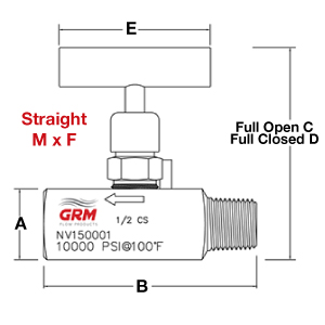 straight needle valve diagram