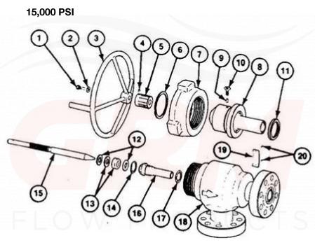 G-H2 choke assemble exploded view